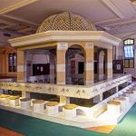 Centre of Juma Masjid mosque in Durban South Africa. A top 10 tourist attraction as featured on durbanvibe.co.za Durban tourist information and what's on in Durban website
