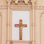 Cross inside Emmanuel Cathedral in Durban South Africa. A top 10 tourist attraction in durban as featured on Lovedurban.com Durban tourist information and what's on in Durban website