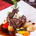 Decorative fillet steak as served at the world famous Cargo hold restaurant in Durban South Africa as featured on the durbanvibe.co.za what's on in durban and Durban tourist information website