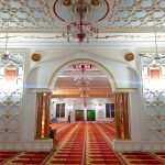 Inside rooms of Juma Masjid mosque in Durban South Africa. A top 10 tourist attraction as featured on durbanvibe.co.za Durban tourist information and what's on in Durban website
