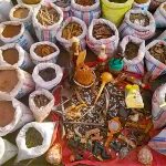 Medicines at Muthi market in Durban South Africa. A top 10 tourist attraction in durban as featured on Lovedurban.coza Durban tourist information and what's on in Durban website