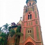 Tower of Emmanuel Cathedral in Durban South Africa. A top 10 tourist attraction in Durban as featured on durbanvibe.co.za Durban tourist information and what's on in Durban website