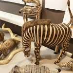 Burnt Wood Animals on display at the African Art Centre in Durban South Africa as featured on the durbanvibe.co.za what's on in Durban and Durban attractions tourist information website