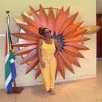 Cultural sunflower at the Moses Mabhida Stadium in Durban South Africa as featured on the durbanvibe.co.za what's on in Durban and Durban attractions tourist information website
