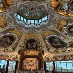 Inside of the Sri Sri Radha Radhanath Temple in Durban as featured on the durbanvibe.co.za what's on in Durban and Durban attractions tourist information website