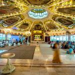 Ornate interior of Sri Sri Radha Radhanath Temple in Durban as featured on the durbanvibe.co.za what's on in Durban and Durban attractions tourist information website