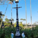 Street lamp at Durban Botanic Gardens in Durban South Africa as featured on the durbanvibe.co.za what's on in Durban and Durban attractions tourist information website